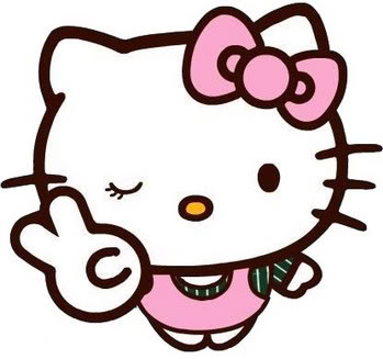  Kitty Stickers on Hello Kitty Wants Red  White And You   Hello Kitty For President