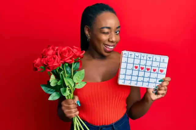 flowers on Valentine's day